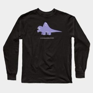 Chisquareatops - the Mathematics and Statistics Dinosaur Long Sleeve T-Shirt